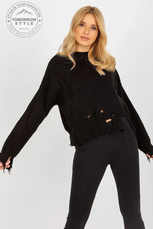 Timeless Twist Stehkragen-Pullover