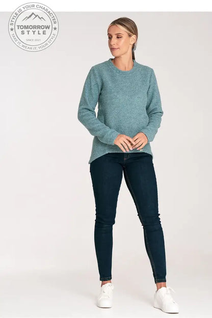 Modern Cut Round Neck Sweater