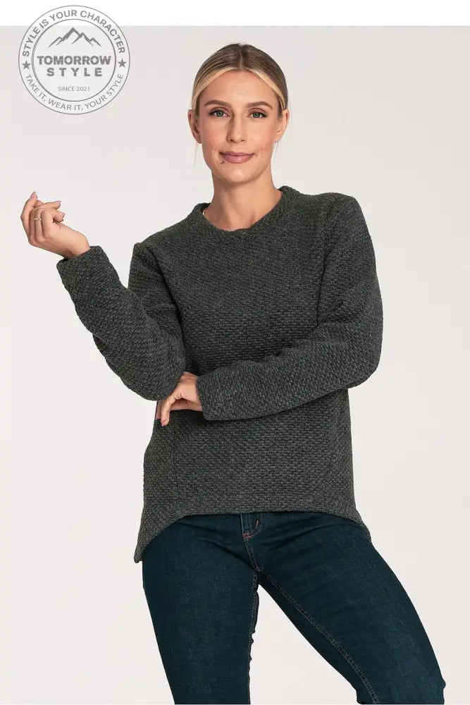 Modern Cut Round Neck Sweater