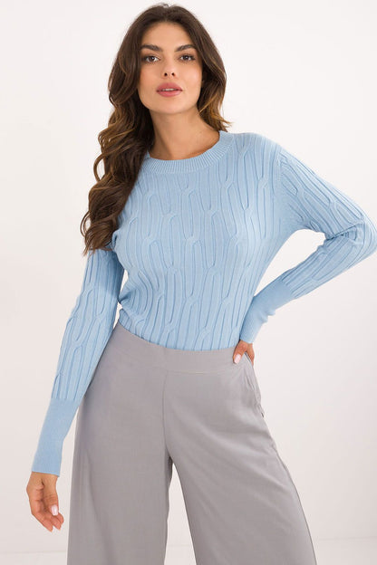 Vielseitiger Damen-Casual-Pullover mit Rundhalsausschnitt und langer Ärmeln
