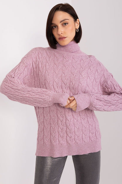 Bunt gemusterter Rollkragenpullover im Karomuster – Vielseitig und Charmant für Jeden Tag