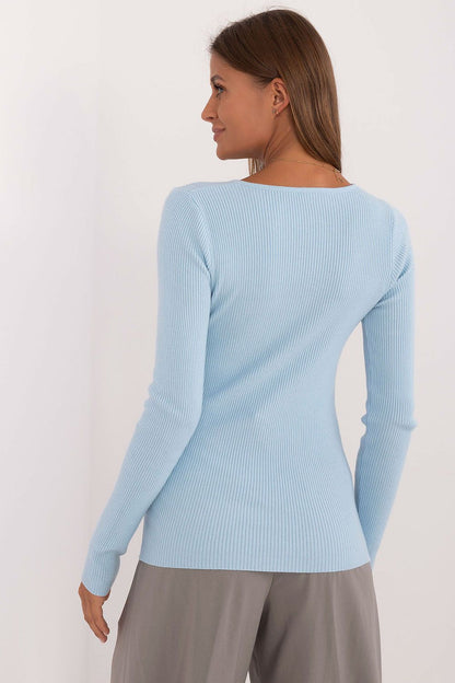 Lässiger Damenpullover mit dekorativen Knöpfen und klassischem Design – Ideal für Alltag und Büro