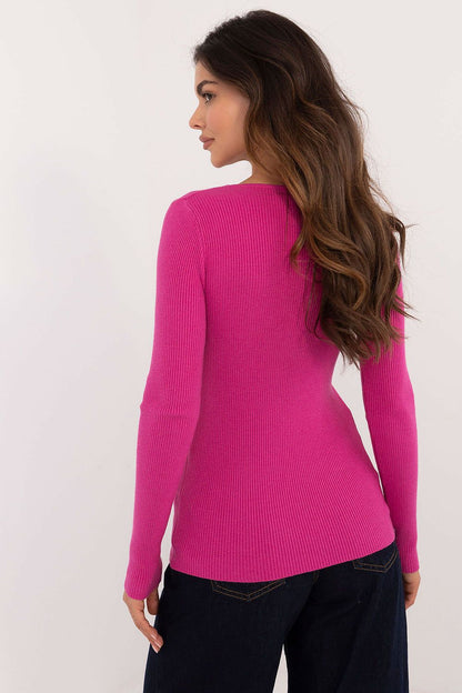 Lässiger Damenpullover mit dekorativen Knöpfen und klassischem Design – Ideal für Alltag und Büro