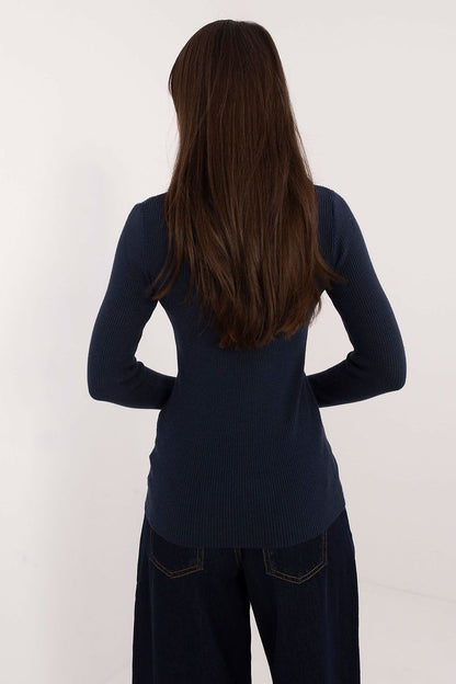 Lässiger Damenpullover mit dekorativen Knöpfen und klassischem Design – Ideal für Alltag und Büro