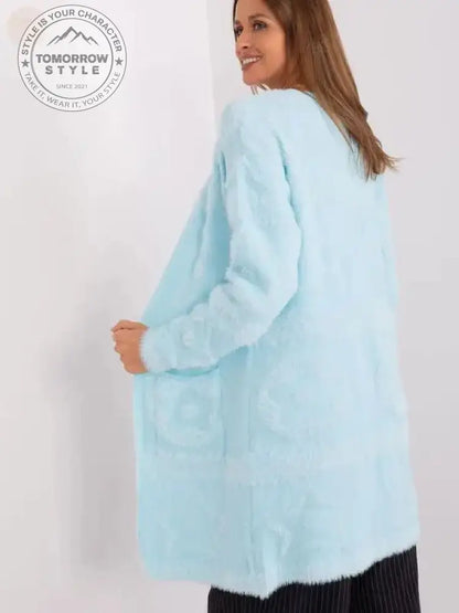 Fresher Strick-Cardigan: Blau in Style