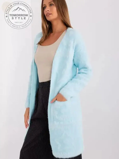 Fresher Strick-Cardigan: Blau in Style