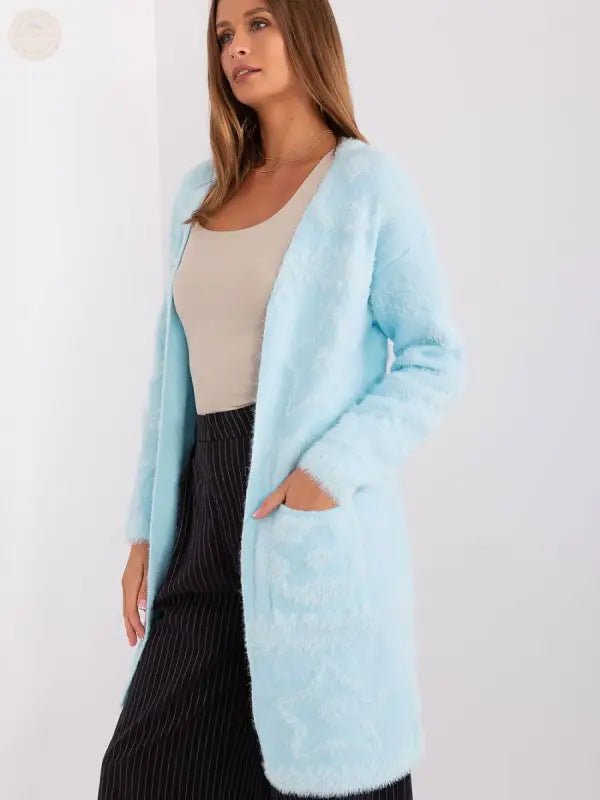 Aufgeknöpfter Strick - Cardigan: Lässiger Komfort in Blau - Tomorrow Style