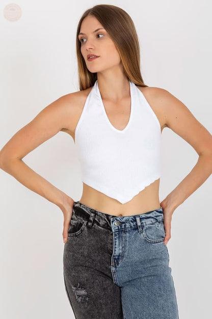 Aufsehen erregendes Sommer - Basic: Ribbed Crop Top Den Kopf Gestülpt - Tomorrow Style