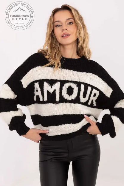 Ballonärmel Pullover - Amour - Tomorrow Style