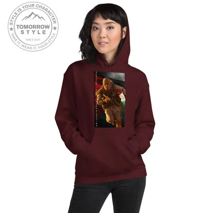 Bedruckter Damen Hoodie mit Motto „Gerechtigkeit für Palästina“ - Tomorrow Style