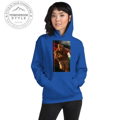 Bedruckter Damen Hoodie mit Motto „Gerechtigkeit für Palästina“ - Tomorrow Style