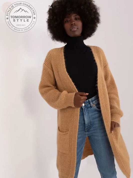 Bella Brown Strick - Cardigan: Komfort und Stil für jeden Tag! - Tomorrow Style