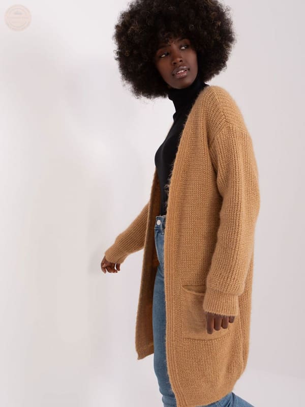 Bella Brown Strick - Cardigan: Komfort und Stil für jeden Tag! - Tomorrow Style