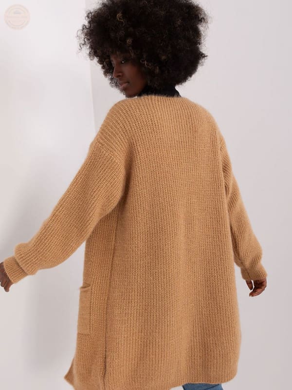 Bella Brown Strick - Cardigan: Komfort und Stil für jeden Tag! - Tomorrow Style