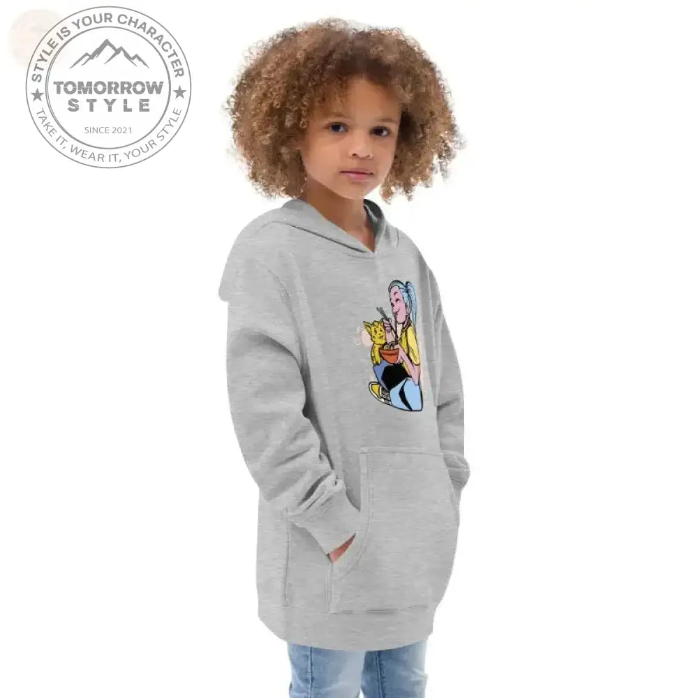 Bereit für Abenteuer: Premium - Fleece - Vlies - Hoodie für Mädchen - Tomorrow Style