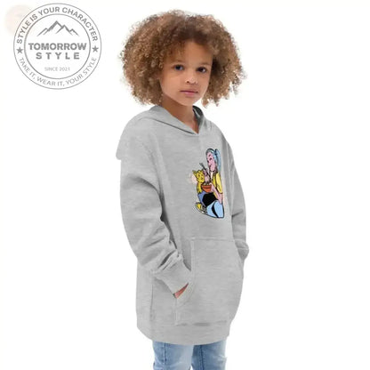 Bereit für Abenteuer: Premium - Fleece - Vlies - Hoodie für Mädchen - Tomorrow Style