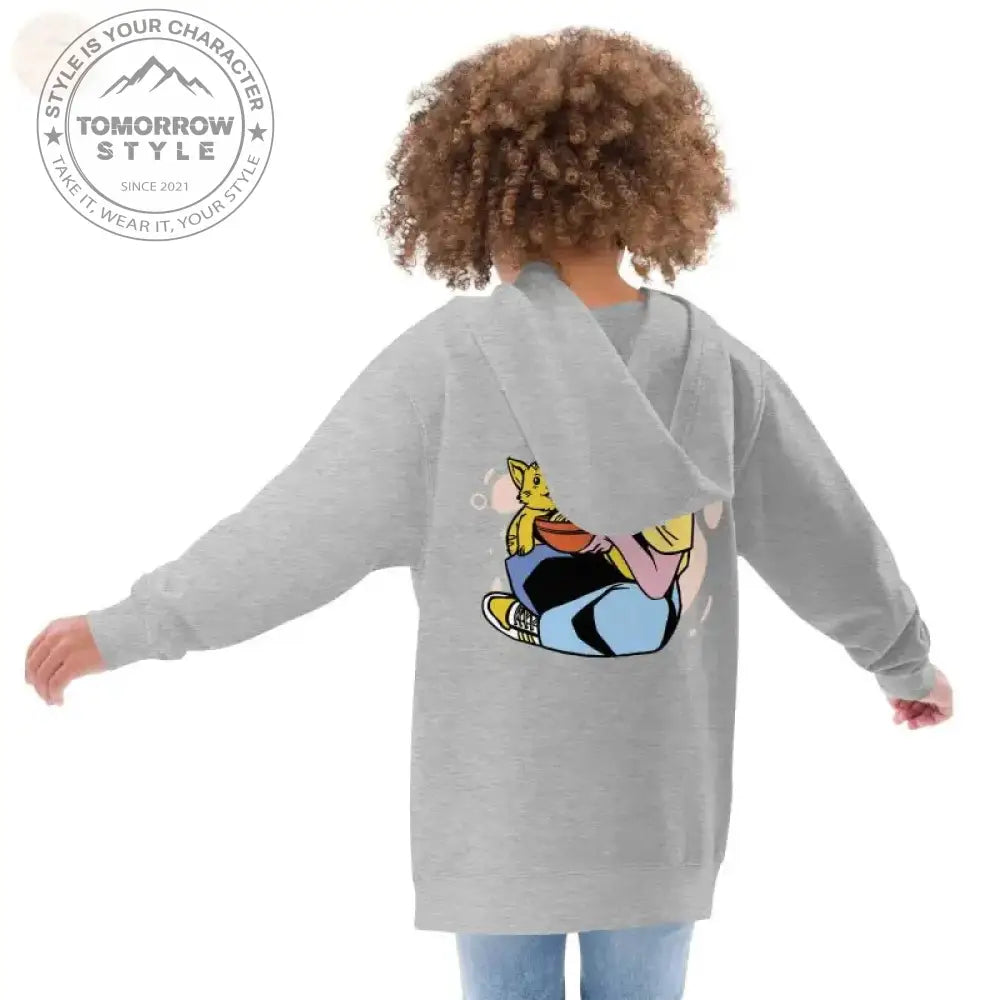 Bereit für Abenteuer: Premium - Fleece - Vlies - Hoodie für Mädchen - Tomorrow Style