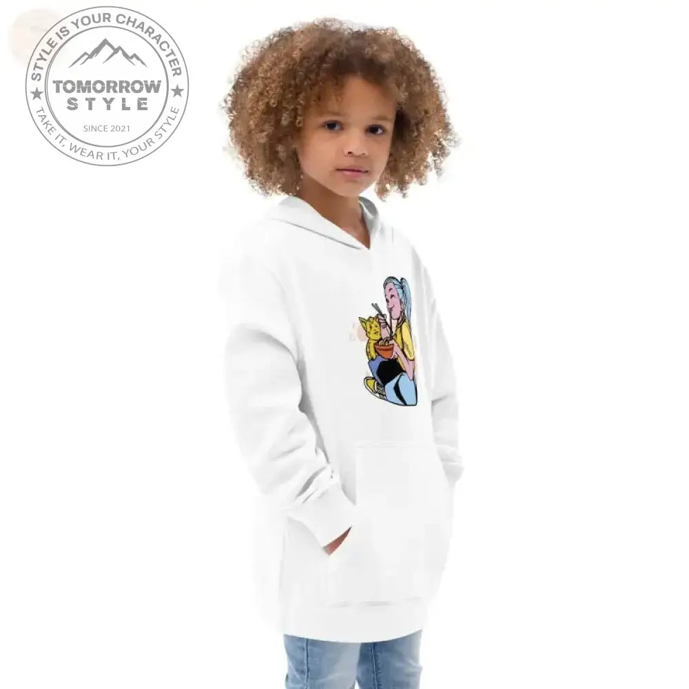 Bereit für Abenteuer: Premium - Fleece - Vlies - Hoodie für Mädchen - Tomorrow Style