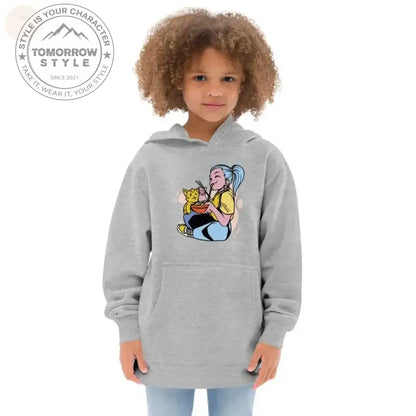 Bereit für Abenteuer: Premium - Fleece - Vlies - Hoodie für Mädchen - Tomorrow Style