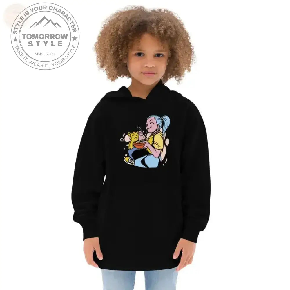 Bereit für Abenteuer: Premium - Fleece - Vlies - Hoodie für Mädchen - Tomorrow Style
