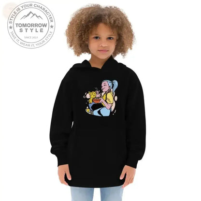 Bereit für Abenteuer: Premium - Fleece - Vlies - Hoodie für Mädchen - Tomorrow Style