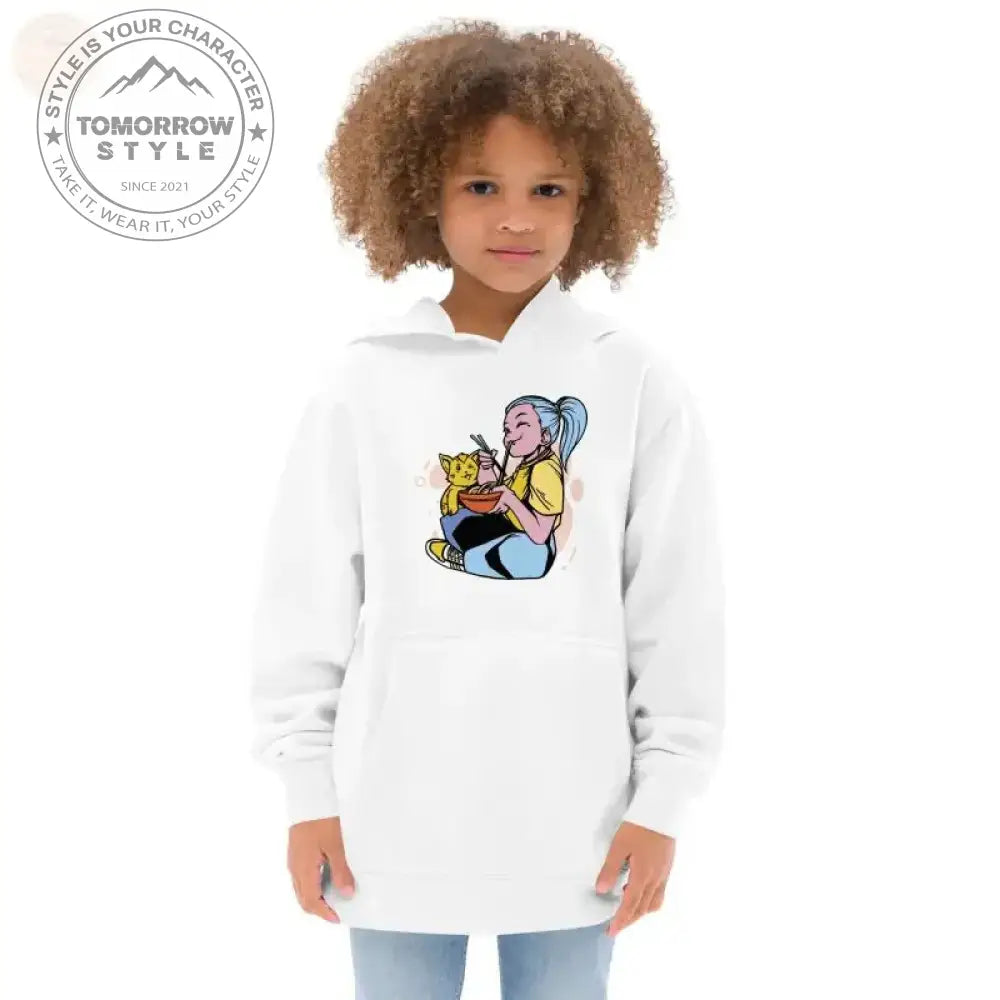 Bereit für Abenteuer: Premium - Fleece - Vlies - Hoodie für Mädchen - Tomorrow Style