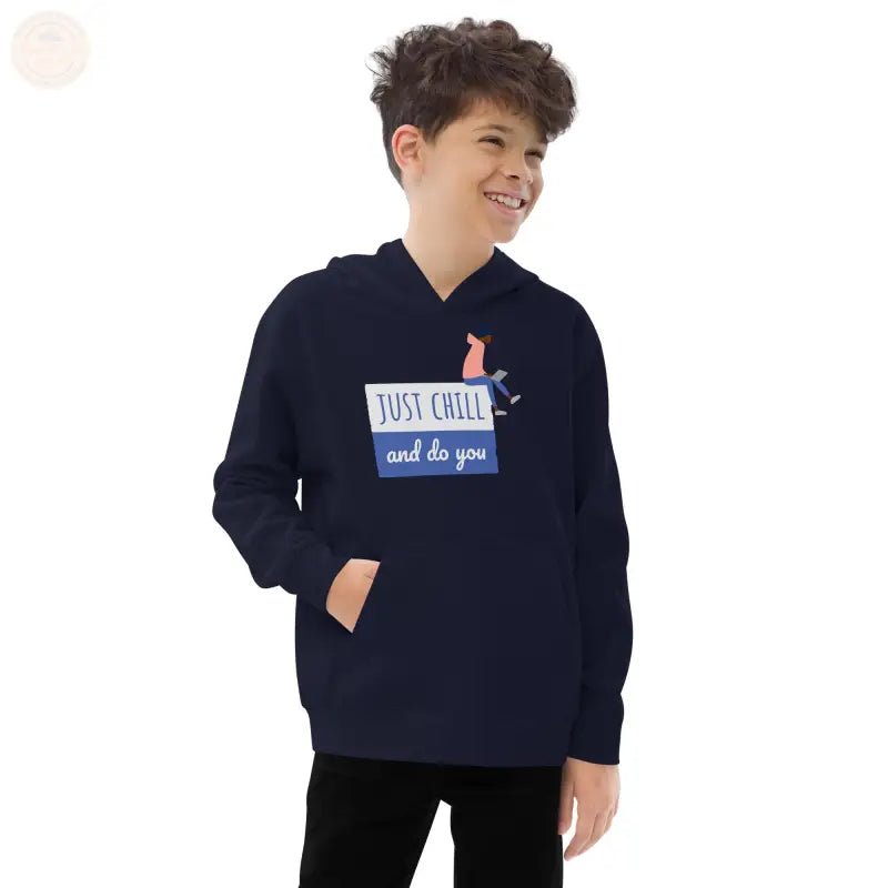 Bereit für Abenteuer: Jungen - Kapuzenpullover aus Premium - Fleece - Tomorrow Style