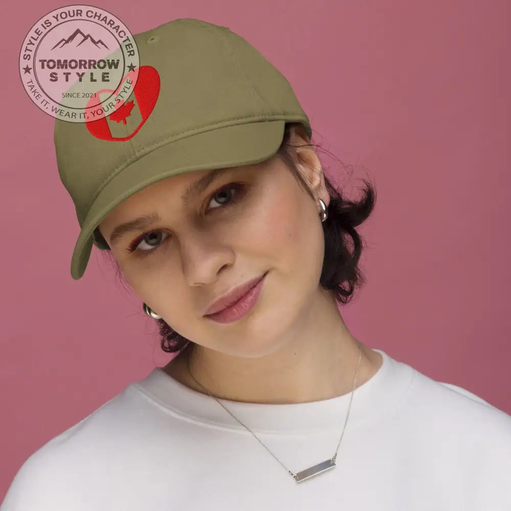 Bestickte Caps mit kanadischer Flagge - Tomorrow Style