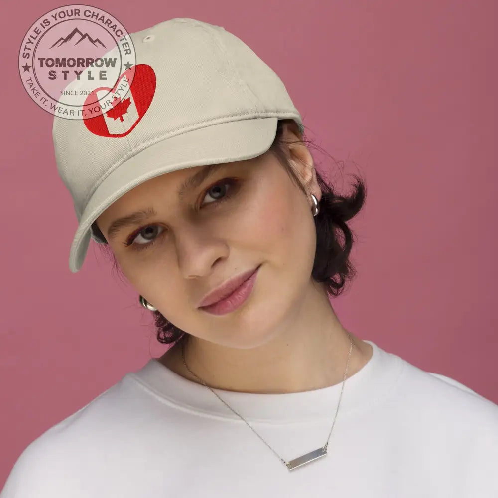 Bestickte Caps mit kanadischer Flagge - Tomorrow Style