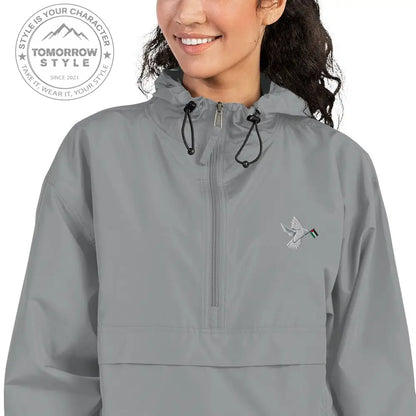 Bestickte Champion Packable Jacke für Damen und Herren - Tomorrow Style