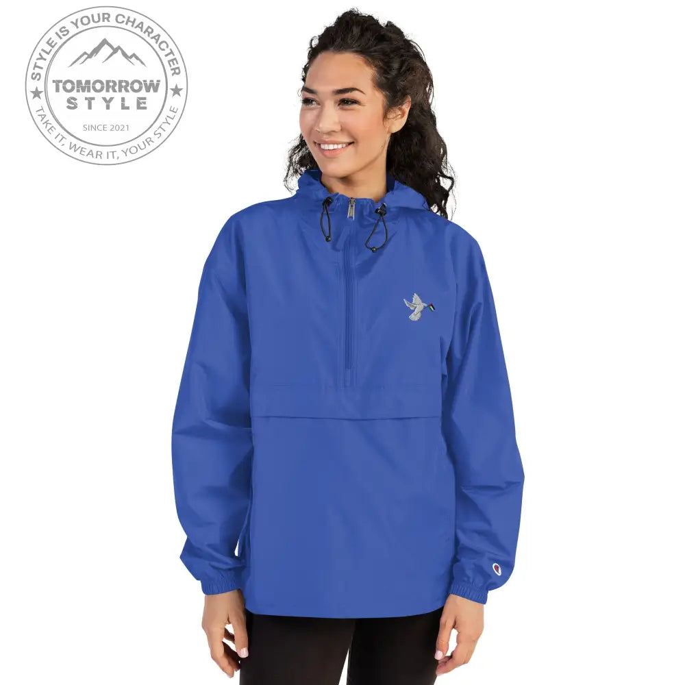 Bestickte Champion Packable Jacke für Damen und Herren - Tomorrow Style