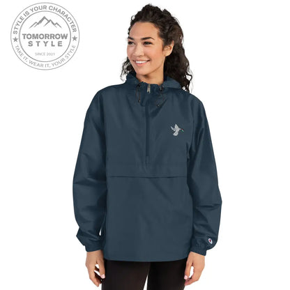 Bestickte Champion Packable Jacke für Damen und Herren - Tomorrow Style