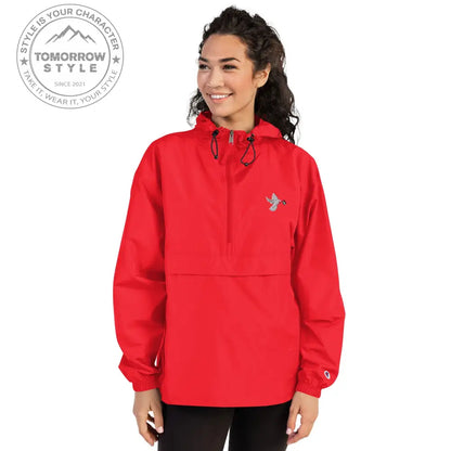 Bestickte Champion Packable Jacke für Damen und Herren - Tomorrow Style