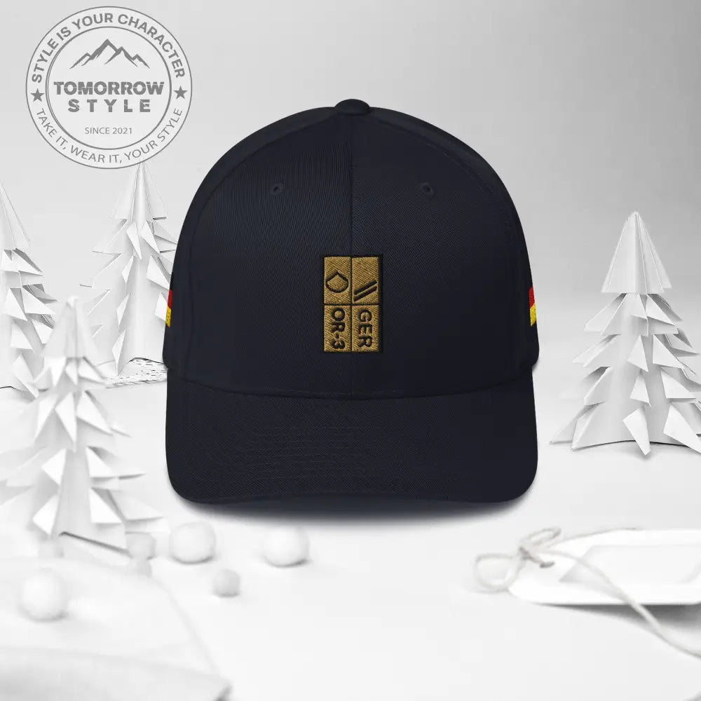 Bestickte Obergefreiter - Dienstgrad - Cap mit Hoheitszeichen links und rechts - Tomorrow Style