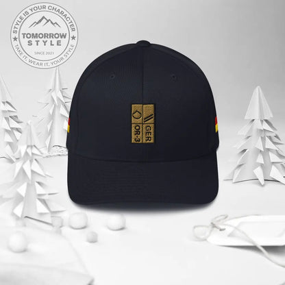 Bestickte Obergefreiter - Dienstgrad - Cap mit Hoheitszeichen links und rechts - Tomorrow Style