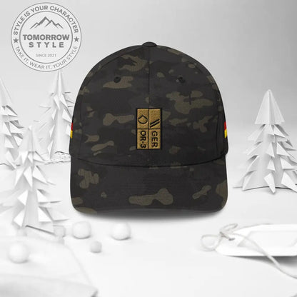 Bestickte Obergefreiter - Dienstgrad - Cap mit Hoheitszeichen links und rechts - Tomorrow Style