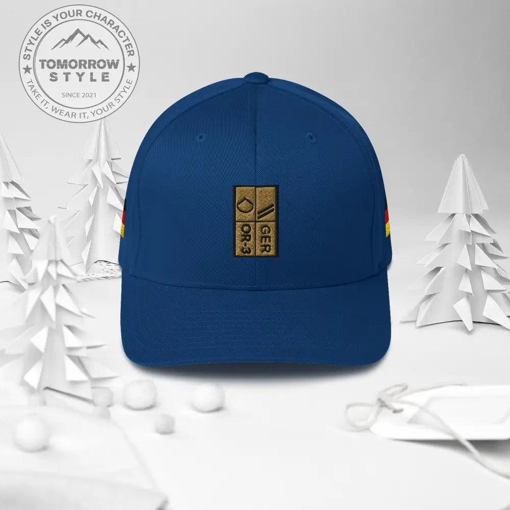 Bestickte Obergefreiter - Dienstgrad - Cap mit Hoheitszeichen links und rechts - Tomorrow Style