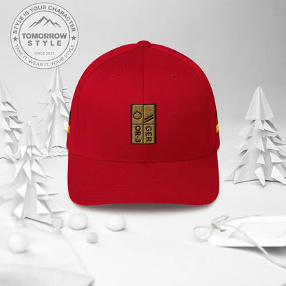 Bestickte Obergefreiter - Dienstgrad - Cap mit Hoheitszeichen links und rechts - Tomorrow Style