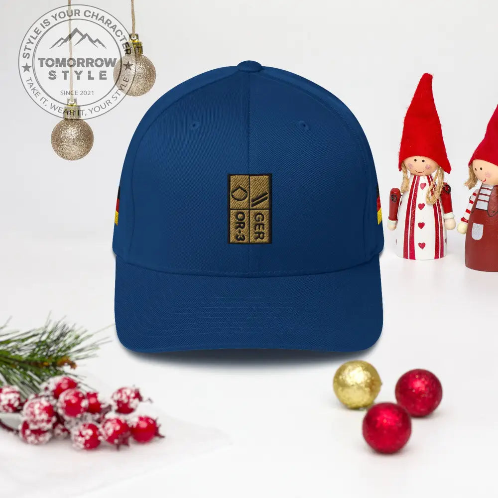 Bestickte Obergefreiter - Dienstgrad - Cap mit Hoheitszeichen links und rechts - Tomorrow Style