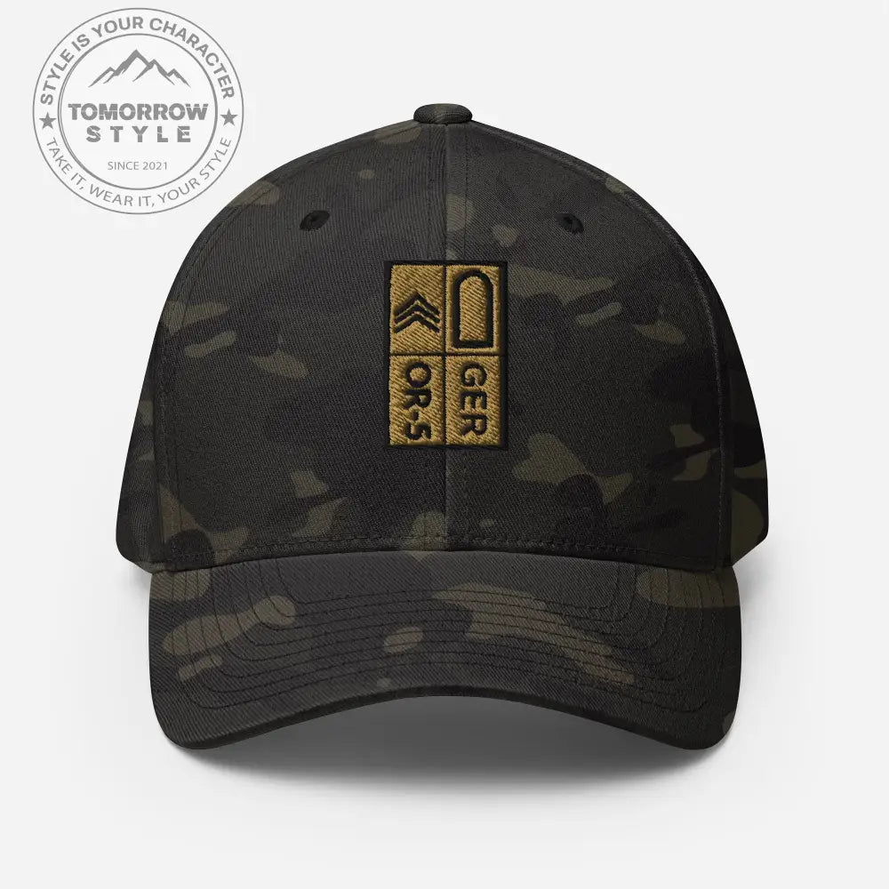 Bestickte Stabsunteroffizier - Dienstgrad - Cap - Tomorrow Style