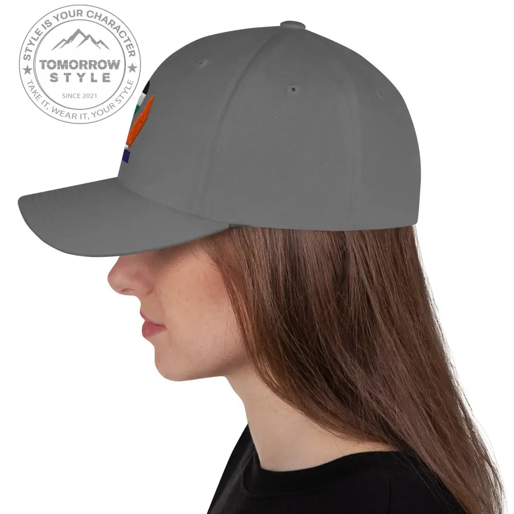 Bestickte Structured Twill Cap mit palästinensischer Flagge - Tomorrow Style