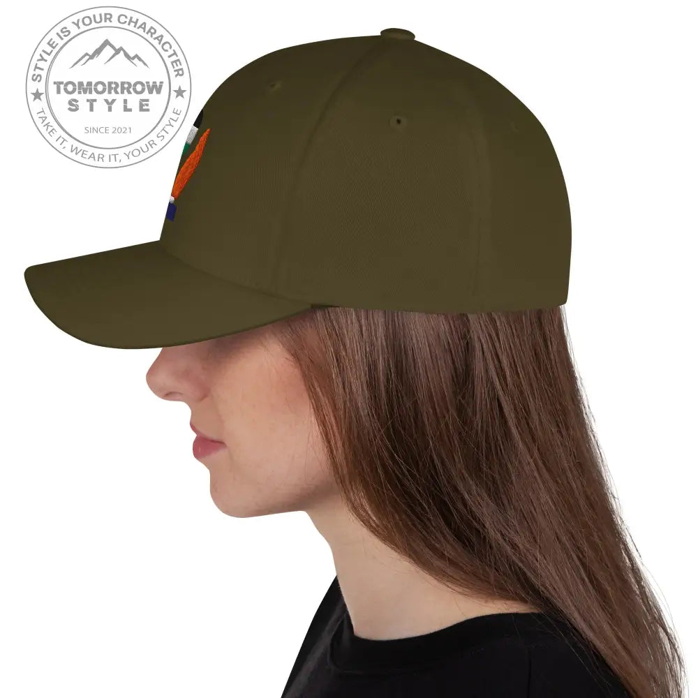 Bestickte Structured Twill Cap mit palästinensischer Flagge - Tomorrow Style