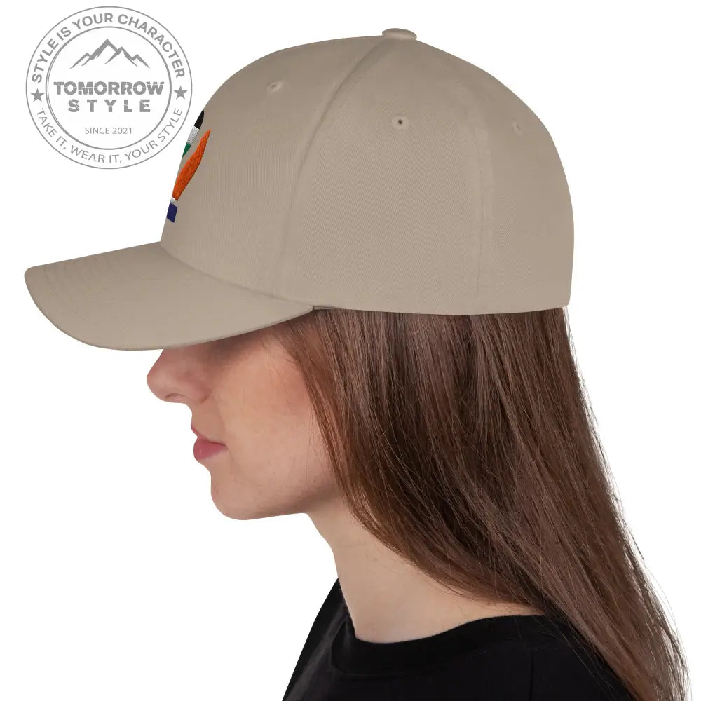 Bestickte Structured Twill Cap mit palästinensischer Flagge - Tomorrow Style