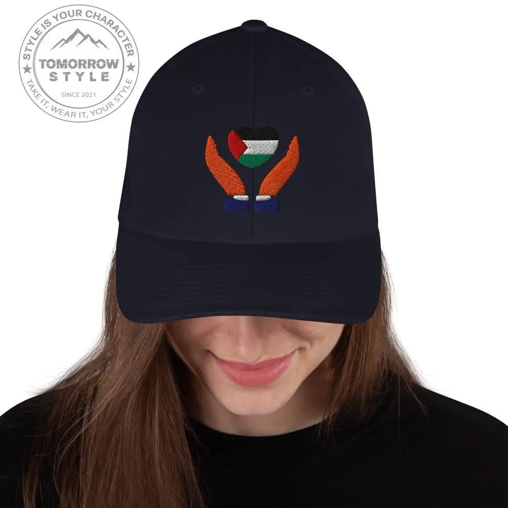 Bestickte Structured Twill Cap mit palästinensischer Flagge - Tomorrow Style