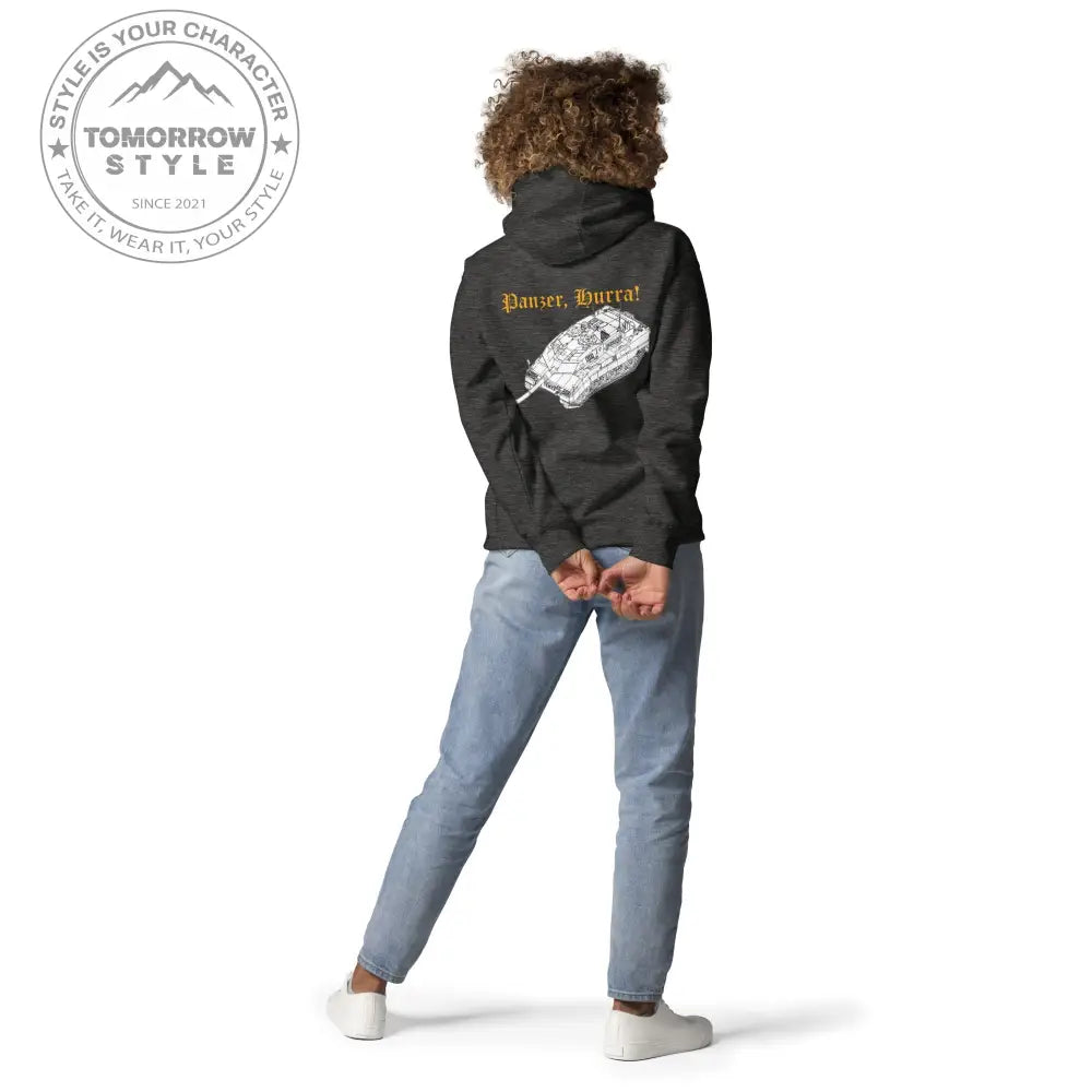 Bestickter Bundeswehrdienstgrad Hoodie (OSG) mit bedrucktem Leopardenmotiv für Herren und Damen - Tomorrow Style