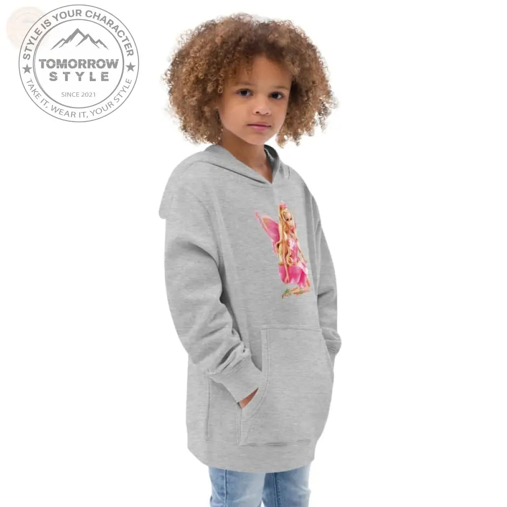 Bestickter Fleece - Hoodie: Gemütliches Abenteuer - Essential für Mädchen - Tomorrow Style