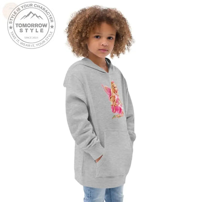 Bestickter Fleece - Hoodie: Gemütliches Abenteuer - Essential für Mädchen - Tomorrow Style