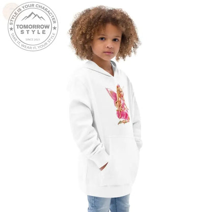 Bestickter Fleece - Hoodie: Gemütliches Abenteuer - Essential für Mädchen - Tomorrow Style