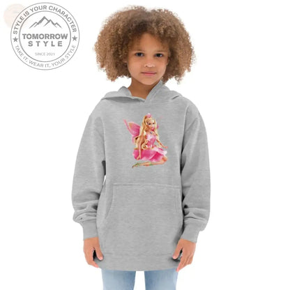 Bestickter Fleece - Hoodie: Gemütliches Abenteuer - Essential für Mädchen - Tomorrow Style