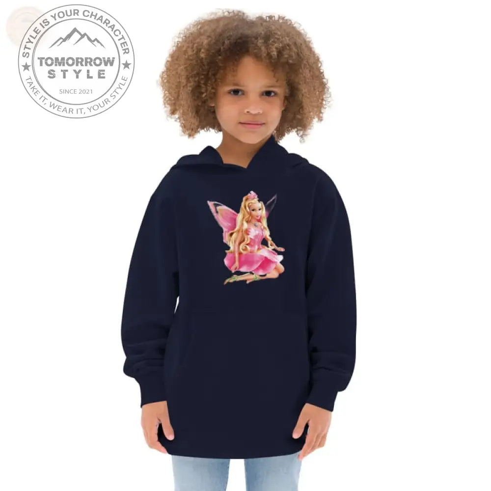 Bestickter Fleece - Hoodie: Gemütliches Abenteuer - Essential für Mädchen - Tomorrow Style